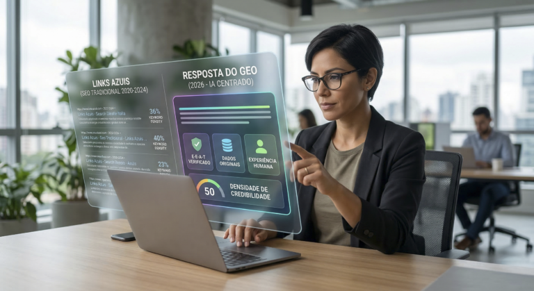 A Morte do SEO Tradicional: Como a Inteligência Artificial e o GEO Redefiniram as Buscas em 2026