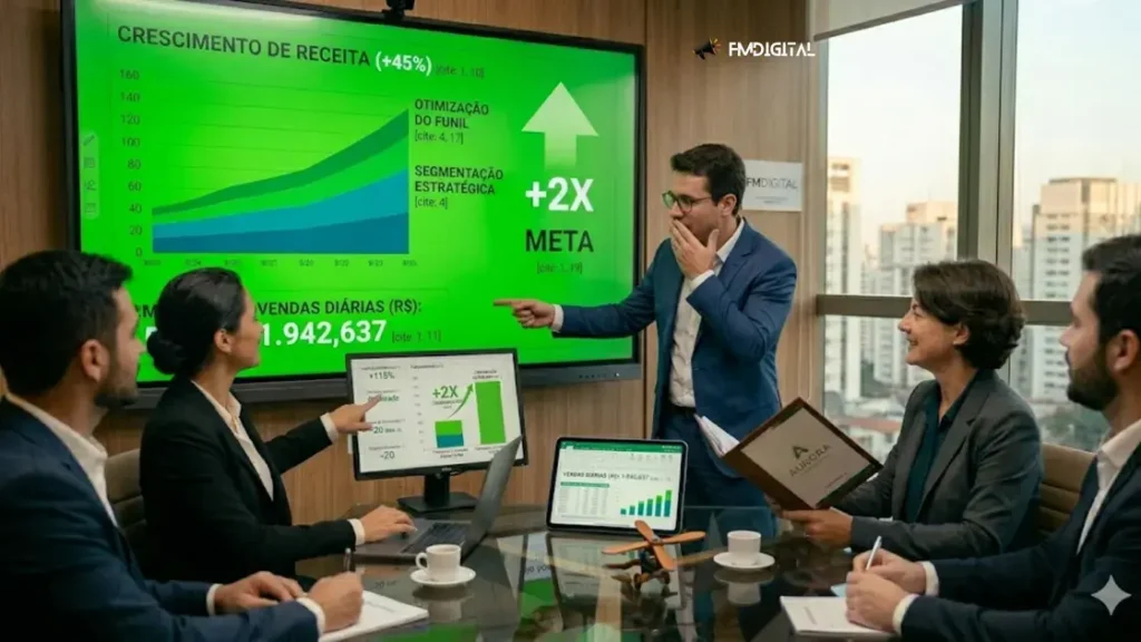 Marketing com dados: Retorno financeiro agora.
